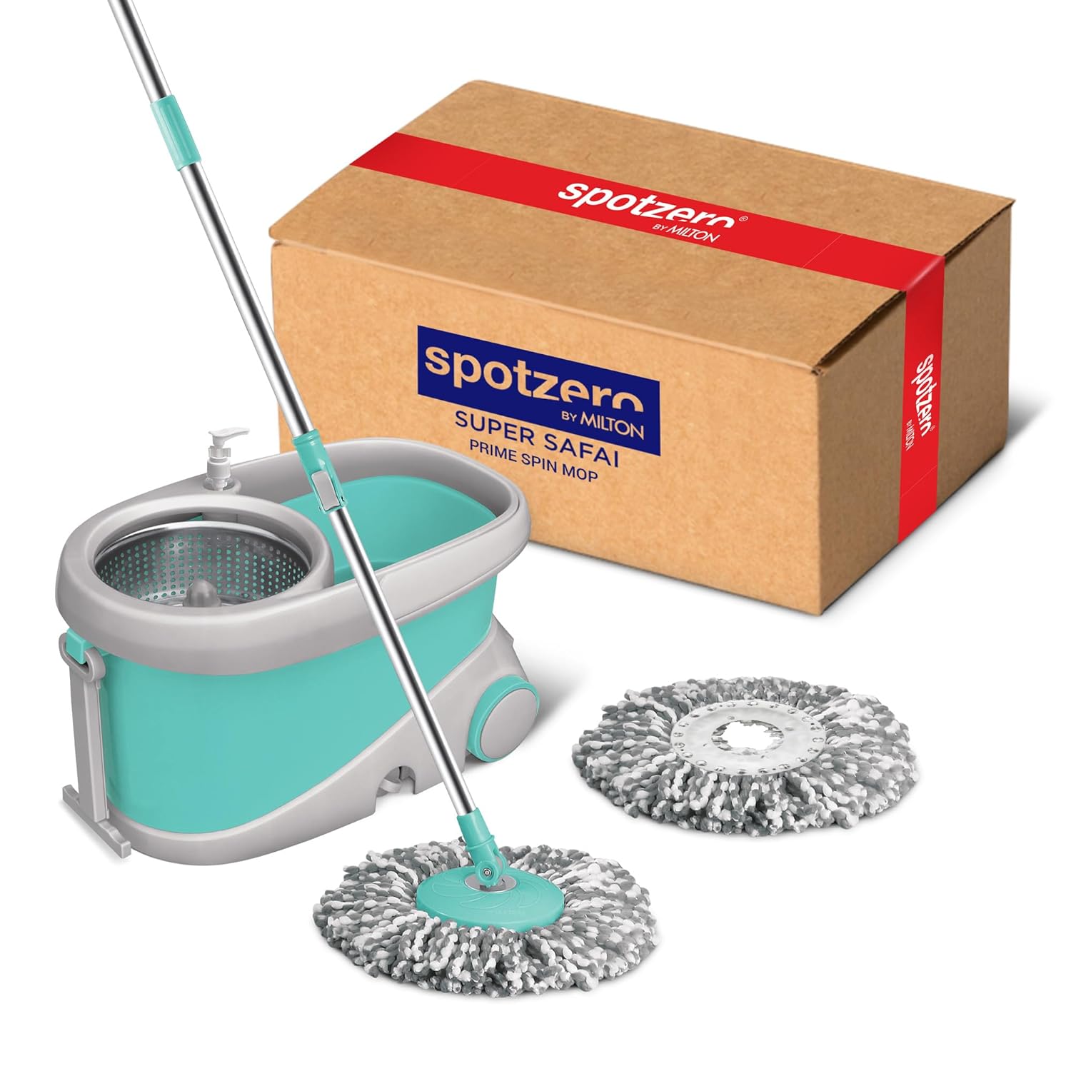 Best Spin Mop with Stainless Steel Handle for Home Cleaning